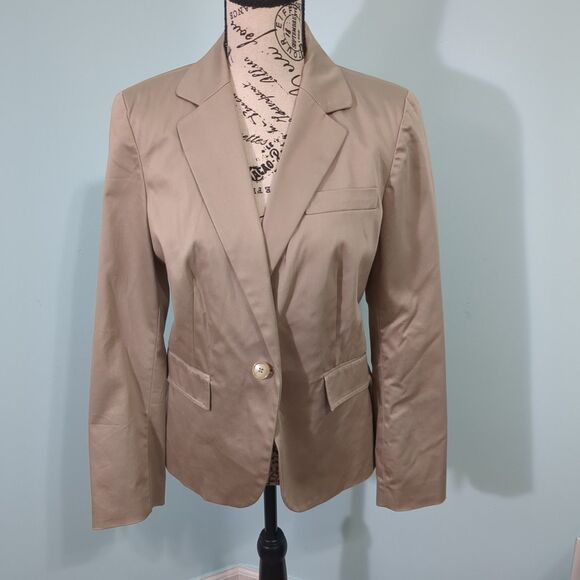 Worthington Brown Blazer/Jacket Single Button new with tags 8 office career work - Picture 1 of 6